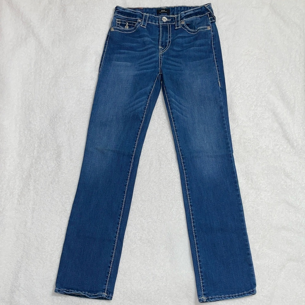 True Religion Blue Women's Straight Leg Jeans
